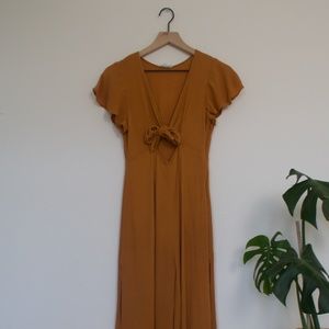 Cotton Candy LA burnt orange / sienna romper